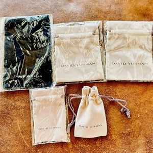 DAVID YURMAN Bags Cloth Earrings Bracelet Ring Gift Pouch Bag Sleeper NWT New